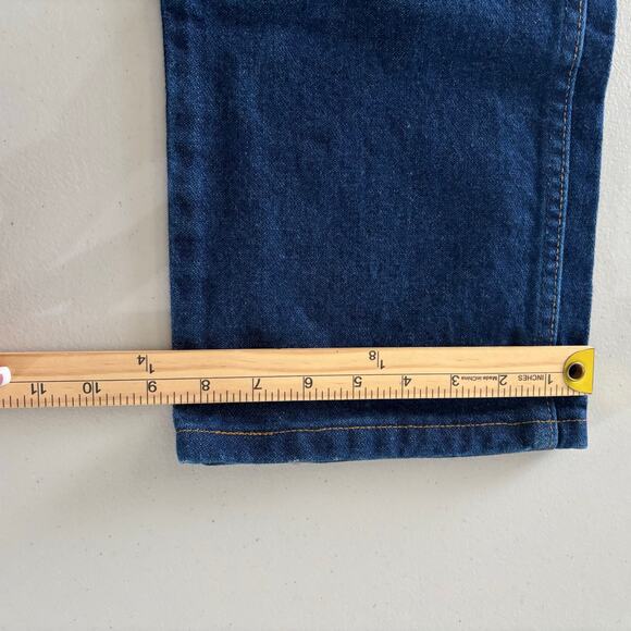 Wrangler Men Size 34x34 Blue Fire Flame Resistant Original Fit Pants Denim Jeans - Picture 10 of 12